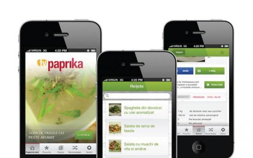 TV Paprika a lansat aplicatie de retete in AppStore