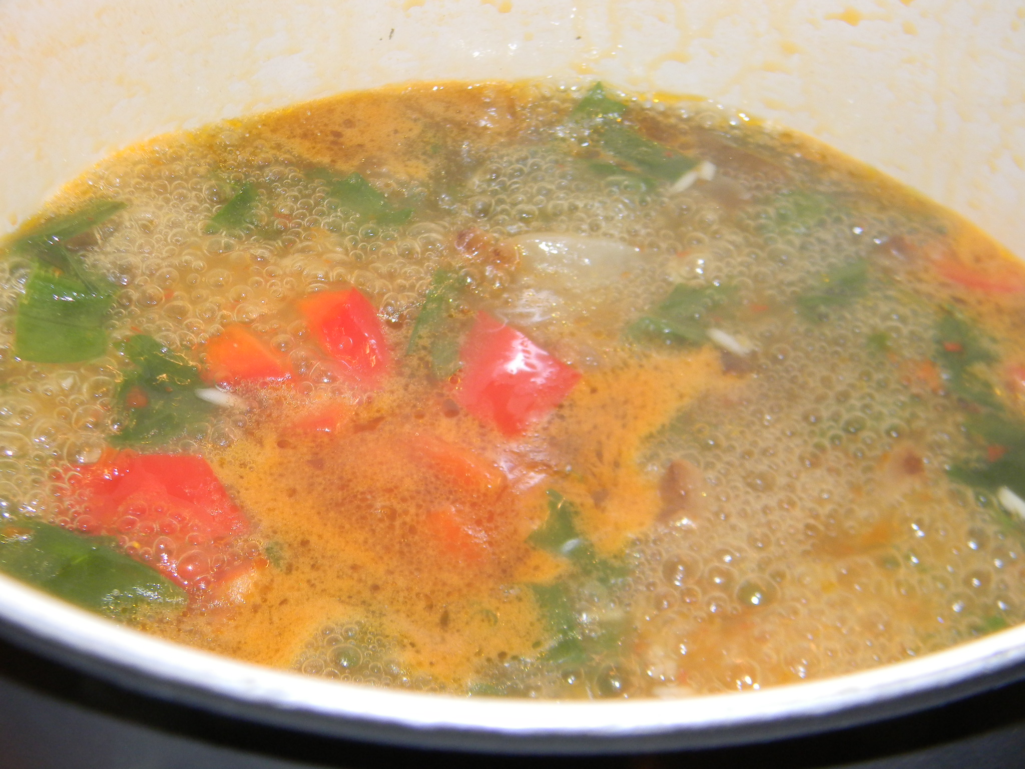 Supa ,,instant '' de spanac