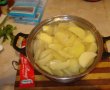 Tocanita din piept de pui cu ciuperci si piure de cartofi - RETETA CU NR. 200-15