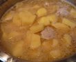 Mancare rustica de cartofi cu chiftelute si afumatura-3