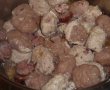 Mancare rustica de cartofi cu chiftelute si afumatura-4