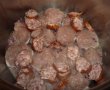 Mancare rustica de cartofi cu chiftelute si afumatura-5