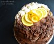 Tort "palarie", cu portocale si ciocolata-3