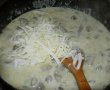 Paste tagliatelle cu sos alb ciuperci-4