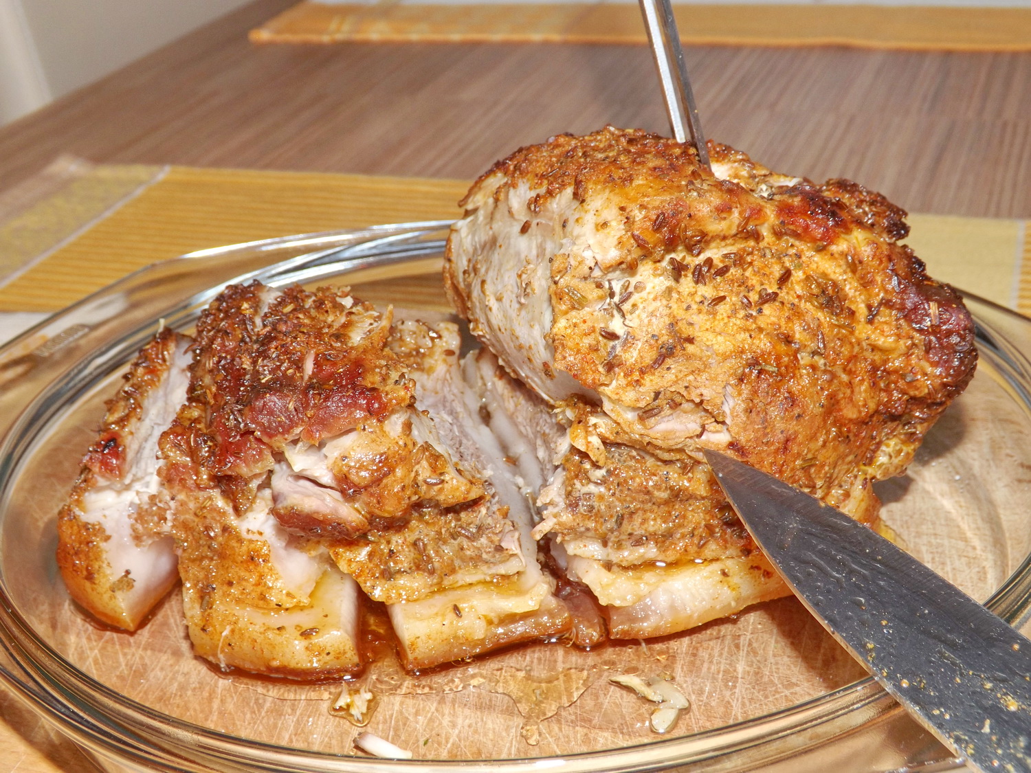 Friptura de porc cu garnitura de orez