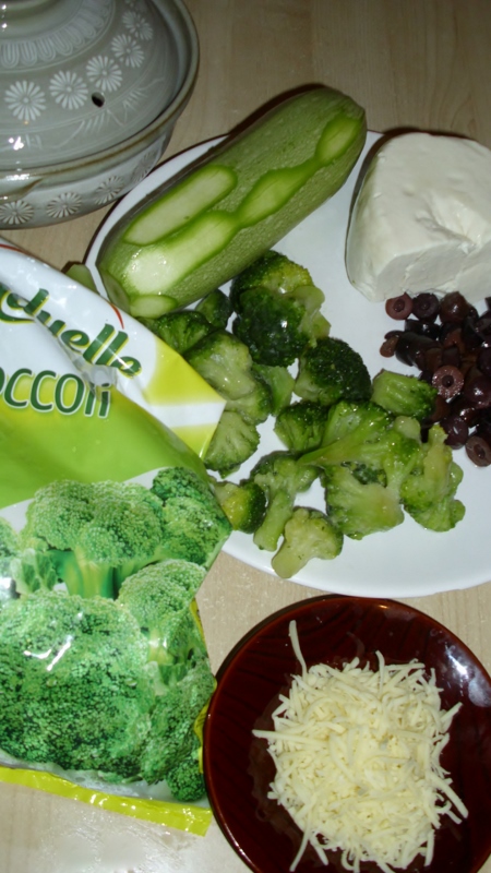 Budinca de broccoli cu dovlecei