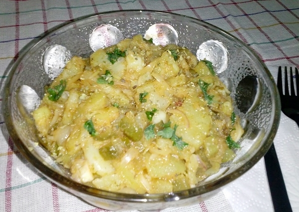 Salata de cartofi (orientala) - de post