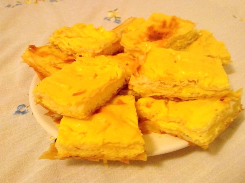 Plăcintă cu brânză și iaurt