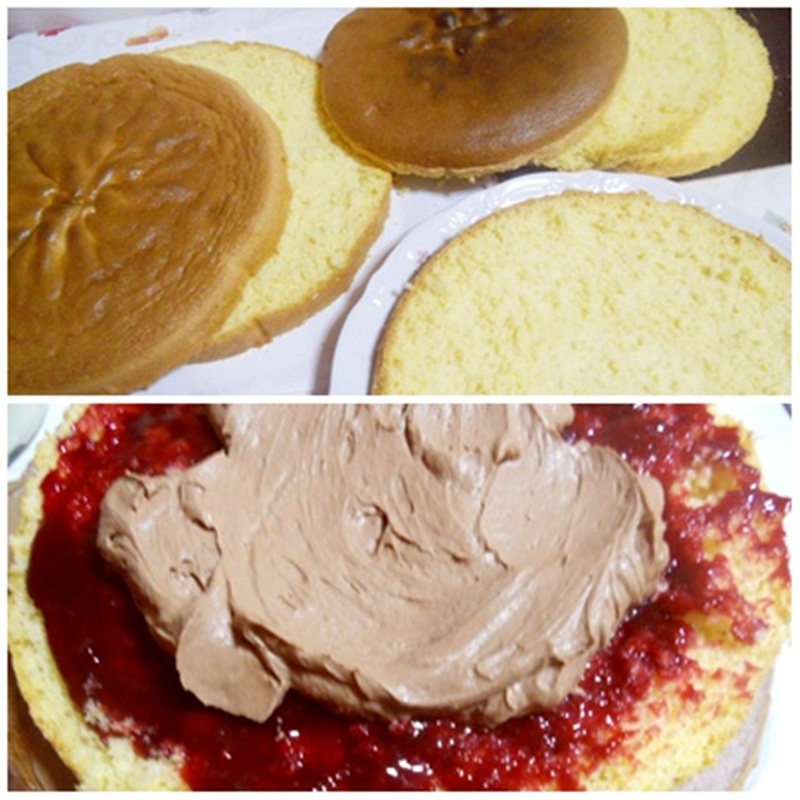 Tort cu ciocolată şi zmeură (Roxy &Anca)