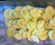 Rulouri din pulpe  de pui cu legume , branza topita si pepene galben  pe pat de cartofi-6