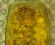 Rulouri din pulpe  de pui cu legume , branza topita si pepene galben  pe pat de cartofi-14