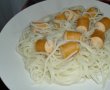 Spaghete cu cremwursti si sos rosu-2