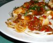 Spaghete cu cremwursti si sos rosu-3