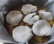Omleta cu cartofi prajiti si mozzarella ( la cuptor)-4