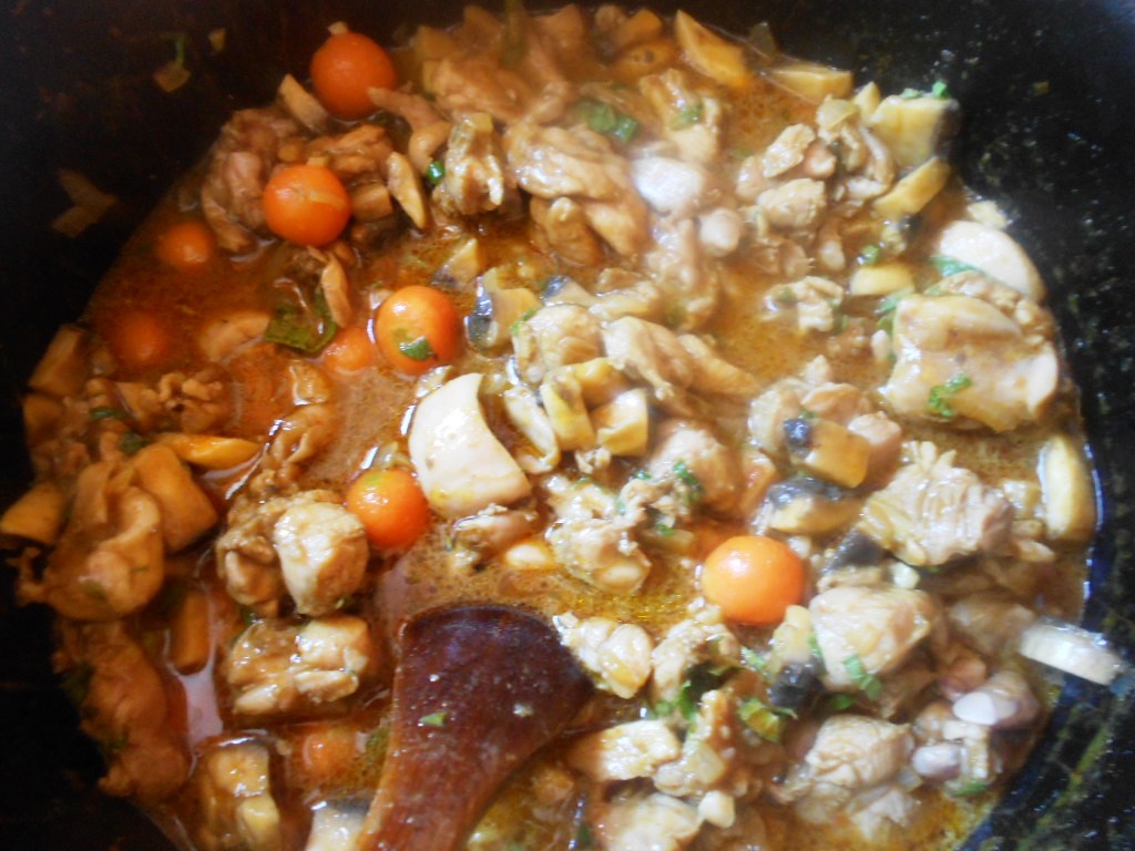 Curry de pui cu orez basmati