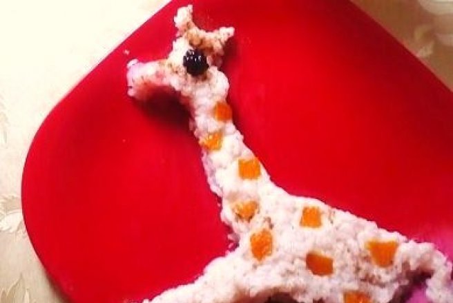 Girafa din orez cu lapte
