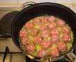Perisoare de carne cu sos tomat si ciuperci-5