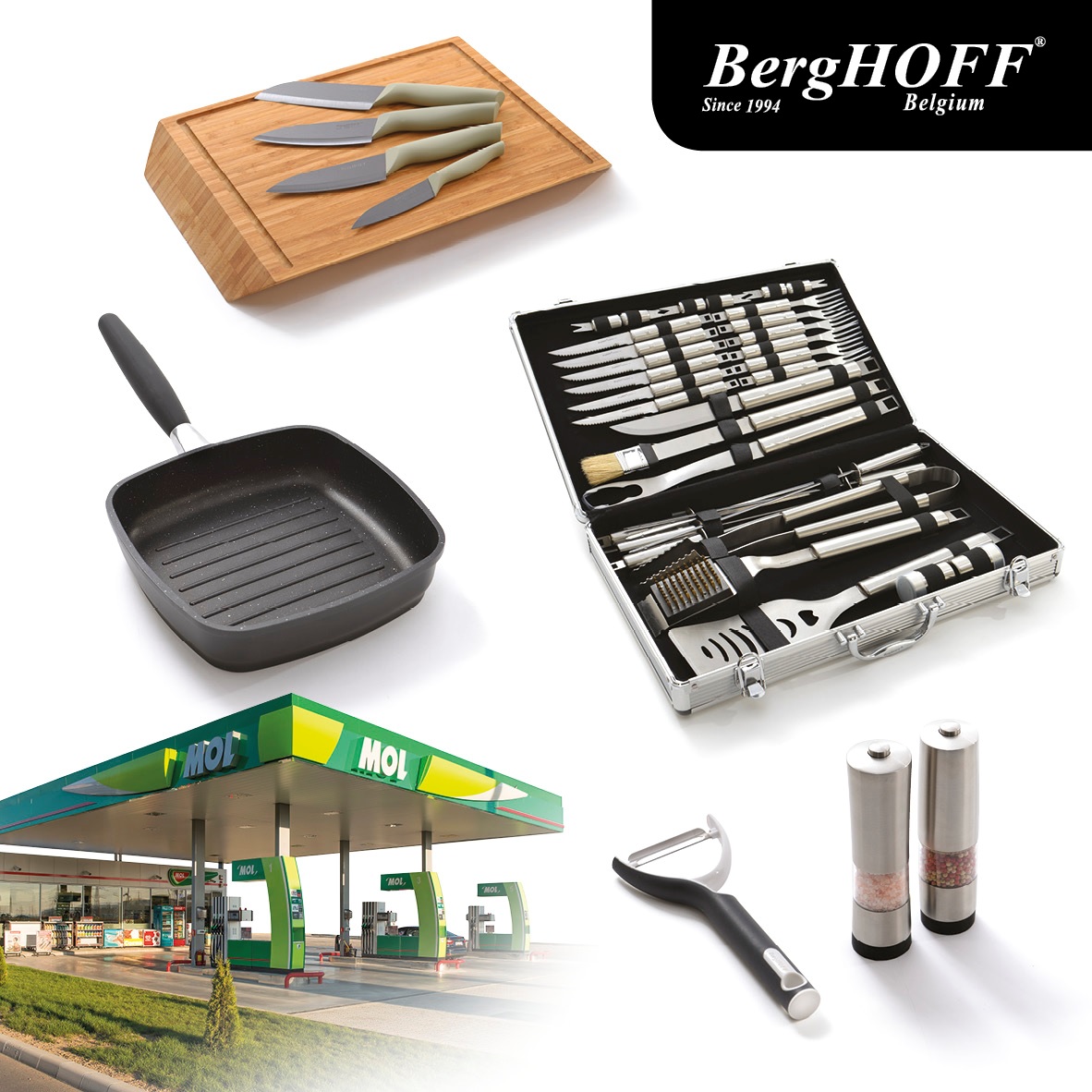 (P) MOL România oferă instrumente de gătit BergHOFF  la prețuri promoționale