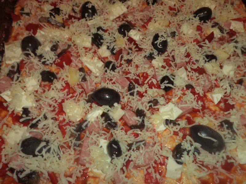 Pizza cu seminte de in