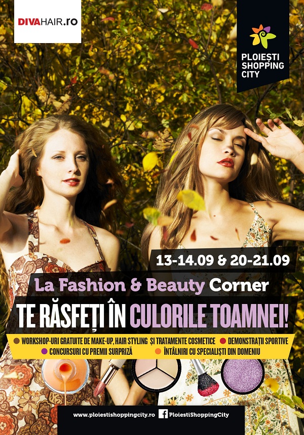 Fashion&Beauty Corner continuă în acest weekend la Ploiești Shopping City