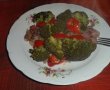 Broccoli cu ardei si ceapa rosie la tigaie-5
