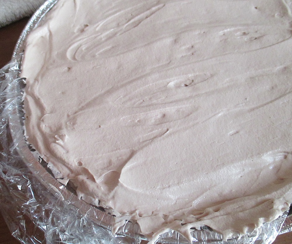 Mini tort cu crema de ciocolata