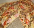Pizza cu branza topita si cascaval Delaco-8