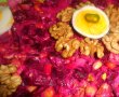 Salata de sfecla rosie  cu nuci si porumb-6