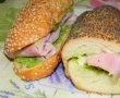 Sandvici cu sunca si mazare verde-0