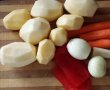 Tocanita de cartofi cu carnati de casa-0