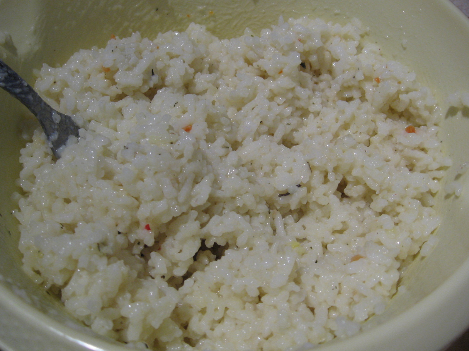 Budinca de orez cu piept de pui