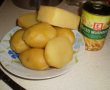 Pulpe la cuptor cu ciuperci,cartofi si cascaval-1