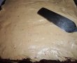 Desert prajitura cu ciocolata si crema de cafea-4