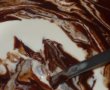 Desert prajitura cu ciocolata si crema de cafea-18