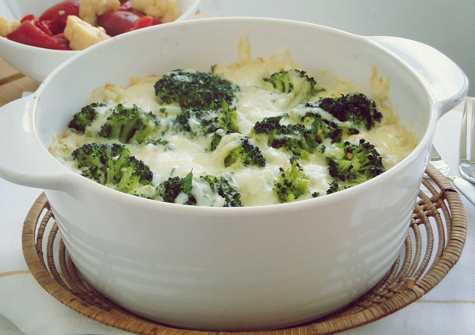 Orez cu broccoli la cuptor