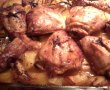 Pulpe de pui cu cartofi la cuptor-8
