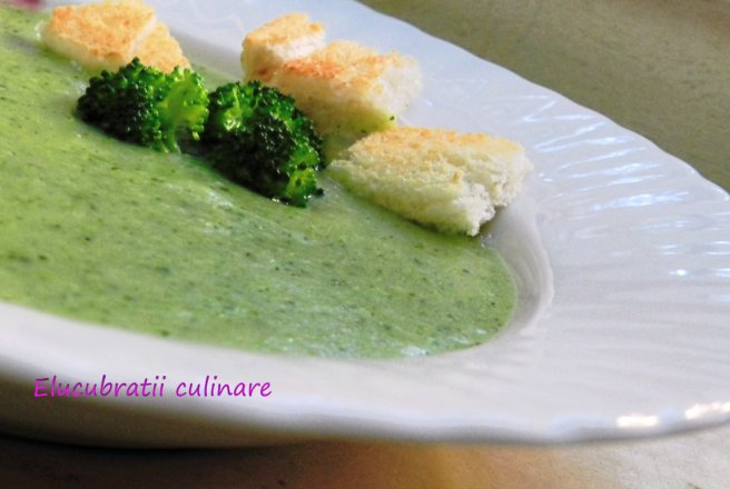 Supă cremă de broccoli - de post