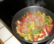 Omleta tricolora cu muschiulet  de porc-0