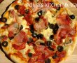 Pizza cu prosciutto crudo  ( blat,sos,toping)-5