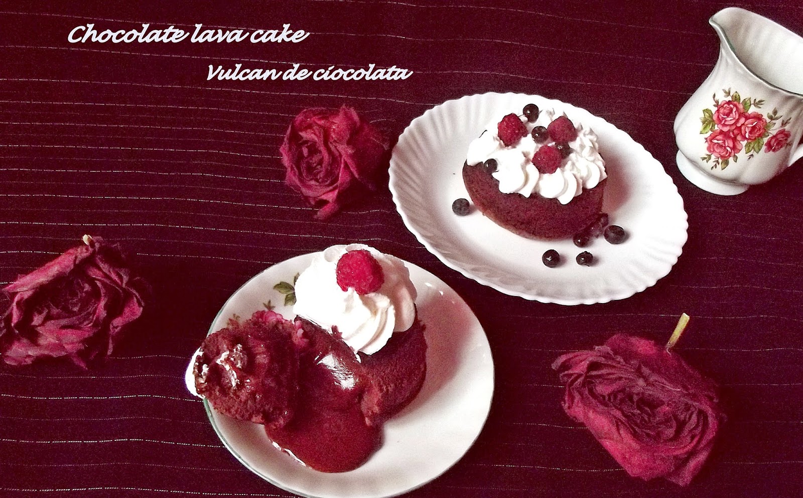 Chocolate lava cake-Vulcan de ciocolată