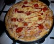 Pizza cu piept de pui si rosii cherry-2