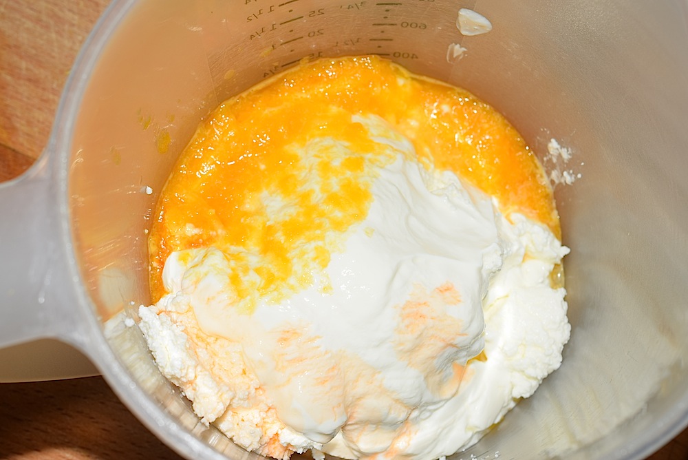 Prajitura cu crema de branza si portocale