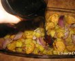 Cartofi dulci&albi cu ceapa rosie la cuptor, in stil asiatic-3