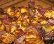 Cartofi dulci&albi cu ceapa rosie la cuptor, in stil asiatic-5