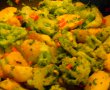 Salata calda cu cartofi si broccoli-6