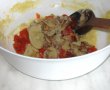 Salata de vinete cu ardei copti si ciuperci-17