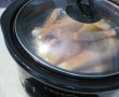 Pui cu ciuperci si sos de smantana cu usturoi - slow cooker Crock-Pot 4,7 L-3