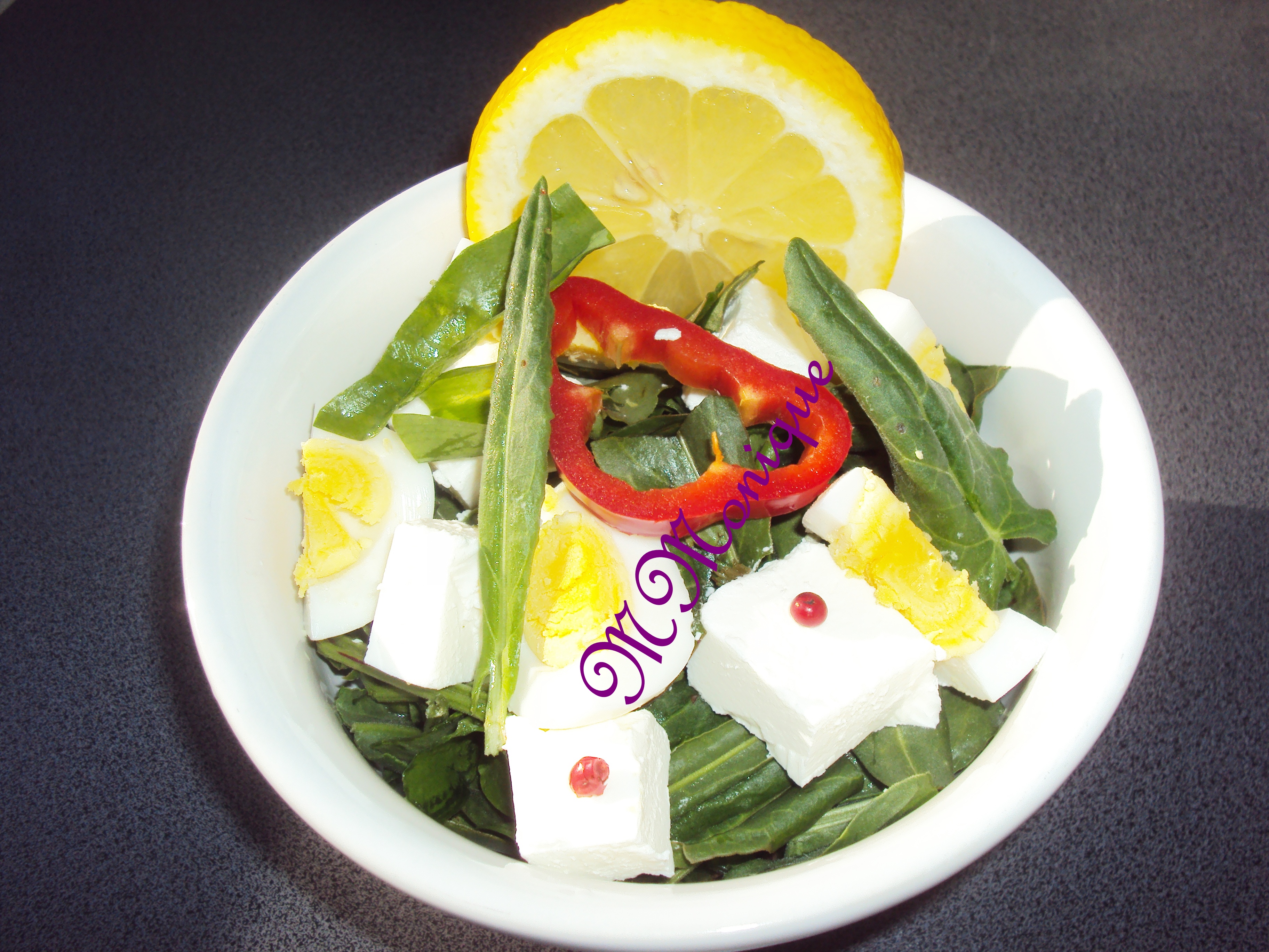 Salata de macris cu branza feta