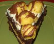 Tort brownies cu mini choux-uri-17