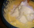 Prajitura cu mango caramelizat, crema de vanilie si frisca-1